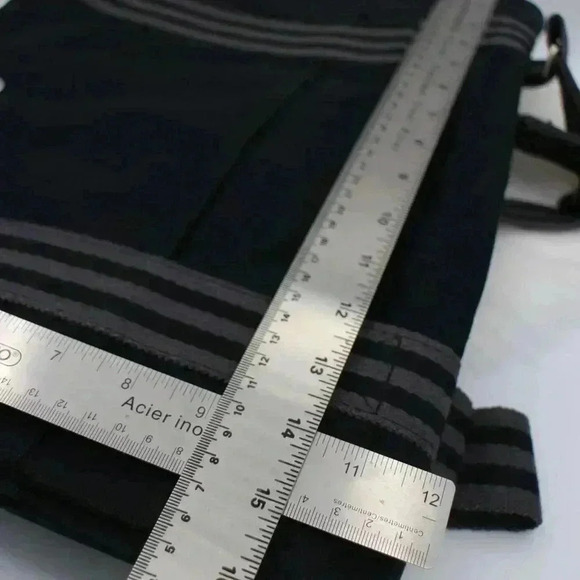 Hermès Grey Cotton Canvas Messenger Bag - Picture 10 of 14